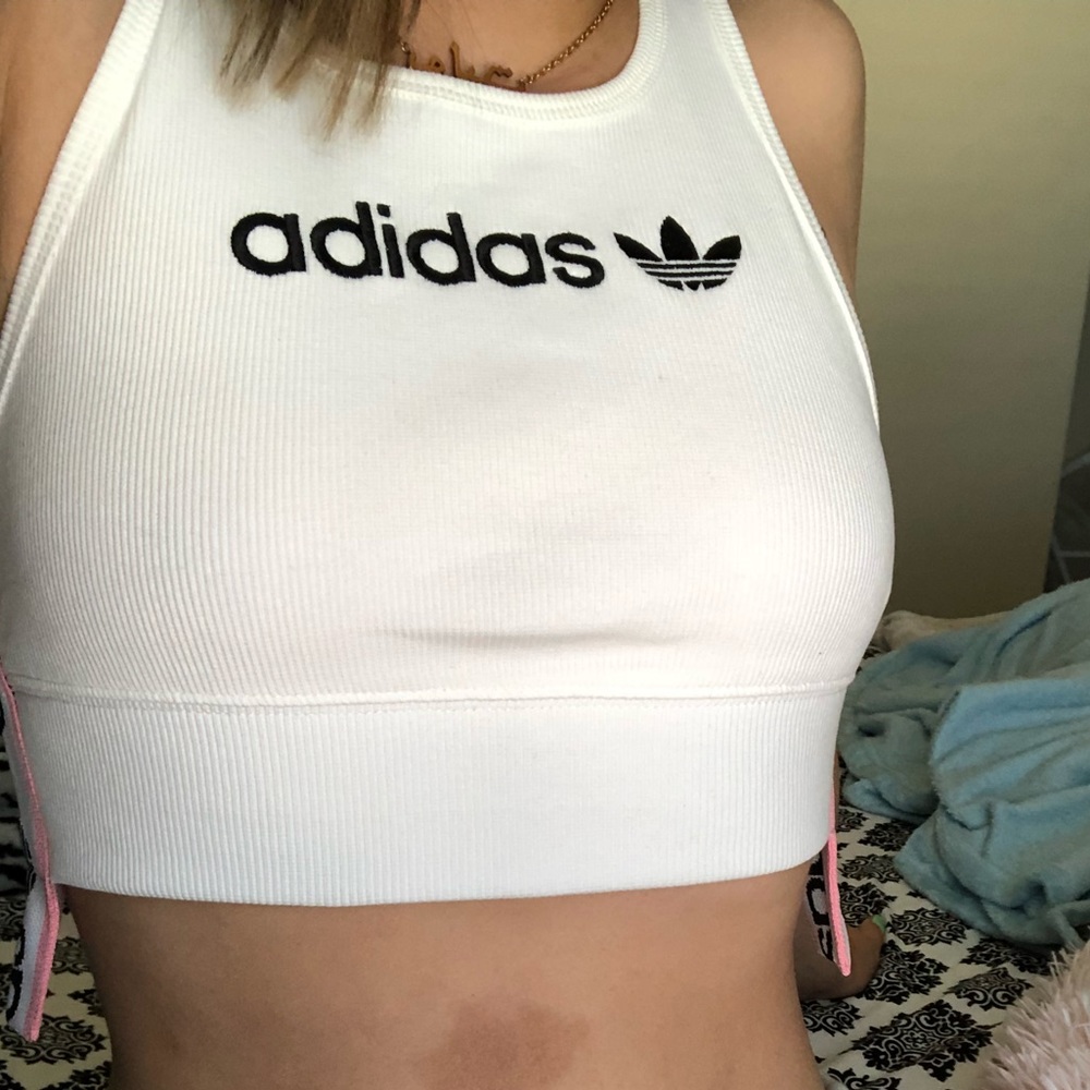 Adidas tank crop top